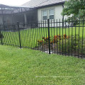 Wholesale Black Color Residential & Commercial Ornamental Steel Wrought Iron Fence.
